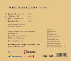 CD / Richter Franz Xaver / Te Deum 1781 / Czech Ensemble Baroque