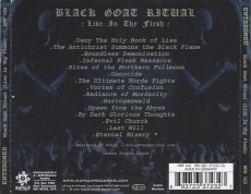 CD / Enthroned / Black Goath Ritual / Live