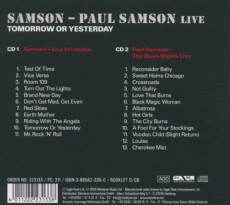 2CD / Samson/Paul Samson / Live / Tomorrow Or Yesterday / 2CD / Digipack