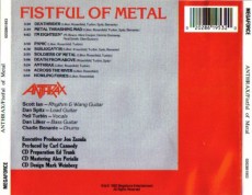CD / Anthrax / Fistful Of Metal