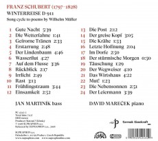CD / Schubert Franz / Winterreise / Martink Jan / Mareek David