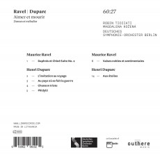 CD / Ravel/Duparc / Aimer Et Mourir