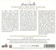CD / Vivaldi / Concerti per due violini / Beyer / Carmignola / Digipack