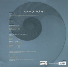 2LP / Part Arvo / Tabula Rasa / Symphony 1... / Vinyl / 2LP