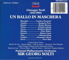 2CD / Verdi Giuseppe / Un Ballo In Maschera / Makarn p / Pavarotti / 2CD