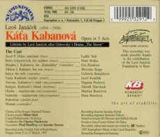 2CD / Jan��ek Leo� / K�a Kabanov� / 2CD / Be�a�kov�,Peckov� / MacCarras