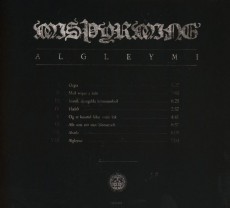 CD / Misthyrming / Algleymi / Digipack