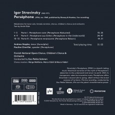 CD/SACD / Stravinsky Igor / Persphone / Staples / Cheviller / SACD