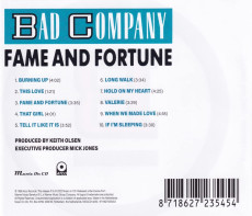 CD / Bad Company / Fame and Fortune