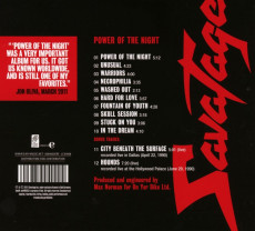 CD / Savatage / Power Of The Night / Reedice / Bonusy / Digipack