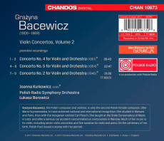CD / Bacewicz Grazyna / Violin Concertos Nos.2,4 and 5 / J.Kurkowicz