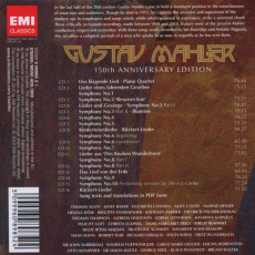 16CD / Mahler Gustav / Complete Works / 15th Anniversary / Box / 16CD
