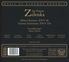 CD / Zelenka J.D. / Missa Charitatis,Litaniae Xaverianae / Digipack