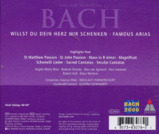 CD / Bach J.S. / Willst Du Dein HerzMir Schenken / Famous Arias