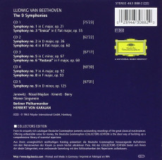 5CD / Beethoven / 9 Symphonies / Karajan,BPH / 5CD