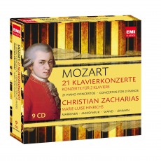 9CD / Mozart / 21 Klavierconcerte / Cristian Zacharias / 9CD