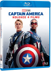 4Blu-Ray / Blu-ray film /  Captain America 1-4 / Kolekce / 4Blu-Ray