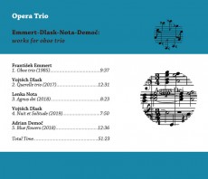 CD / Opera Trio / Works For Oboe Trio / Emmert,Dlask,Nota,Demo�