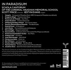 CD / Vaughan Memorial School / In Paradisum