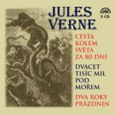 5CD / Verne Jules / Cesta kolem svta / Dvacet tisc / Dva roky / 5CD