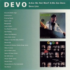 CD / Devo / Q:Are We Not Men?A:We AreDevo / Live