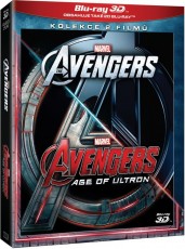 3D Blu-Ray / Blu-ray film /  Avengers+Avengers 2:Age Of Ultron / 3D+2D 4Blu-Ray