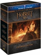 3D Blu-Ray / Blu-ray film /  Hobit:Kolekce 1-3 / Prodlouen verze / 3D+2D 15Blu-Ray
