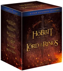 Blu-Ray / Blu-ray film /  Kolekce Stedozem / Hobit+Pn prsten / 18BRD+12DVD