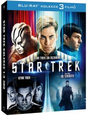 3Blu-Ray / Blu-ray film /  Star Trek 1-3 / Kolekce / 3Blu-Ray