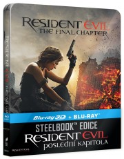 3D Blu-Ray / Blu-ray film /  Resident Evil:Posledn kapitola / Steelbook / 3D+2D