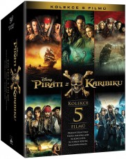 5DVD / FILM / Pirti z Karibiku 1-5 / 5DVD