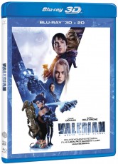 3D Blu-Ray / Blu-ray film /  Valerian a msto tisce planet / 3D+2D Blu-Ray