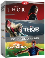 6Blu-Ray / Blu-ray film /  Thor / Kolekce 1-3 / 3D+2D / 6Blu-Ray