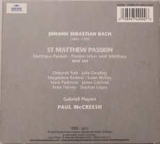 2CD / Bach J.S. / St Matthew Passion / Koen, York, Gooding / 2CD