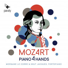 CD / Jacques Knut/Morgane Le Corre / Mozart Piano 4 Hands