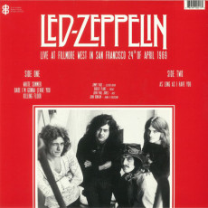 LP / Led Zeppelin / Live At Fillmore West San Francisco 1969 / Vinyl