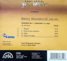 CD / Anerl Karel / Gold Edition Vol.23 / Shostakovich
