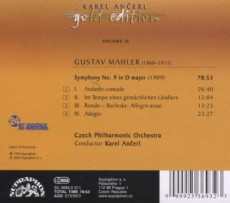 CD / Anerl Karel / Gold Edition Vol.33 / Mahler