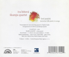 CD / Bittov Iva/kampa Quartet / Moravian Folk Poetry.. / Janek
