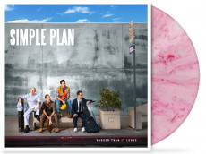 LP / Simple Plan / Harder Than It Looks / Pink Marble / Vinyl