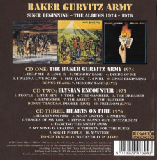 3CD / Baker Gurvitz Army / Since Beginning / Albums 1974-1976 / 3CD