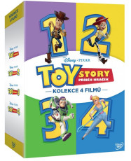 4Blu-Ray / Blu-ray film /  Toy Story 1-4 / Kolekce / 4Blu-Ray