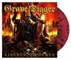 LP / Grave Digger / Liberty Or Death / Vinyl / Red Black Splatter
