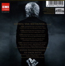 5CD / Rattle Simon / Beethoven Symphonies / Wiener Philharmoniker / 5CD