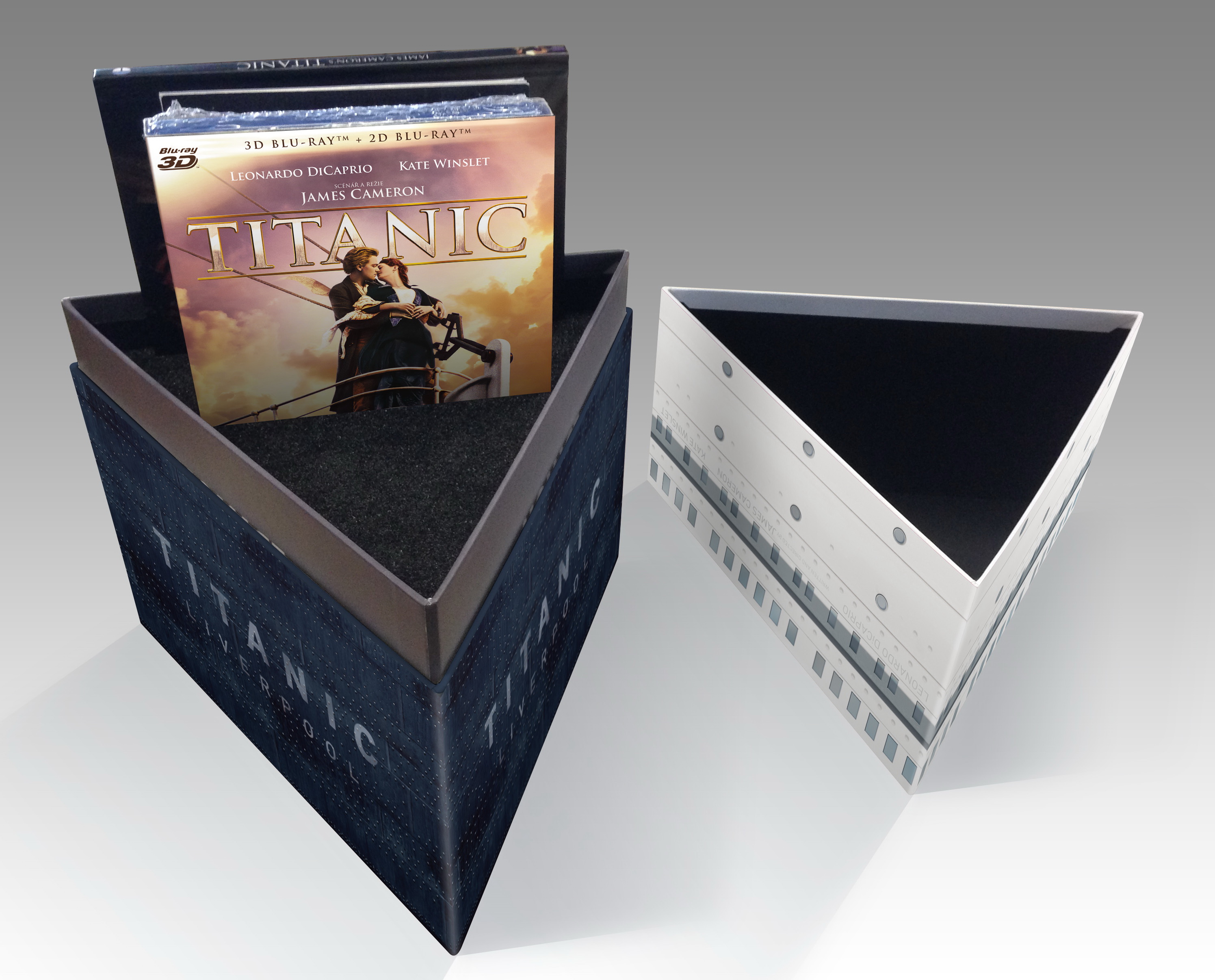 Blu-ray film | 3D Blu-Ray Titanic / 3D+2D Blu-Ray+DVD