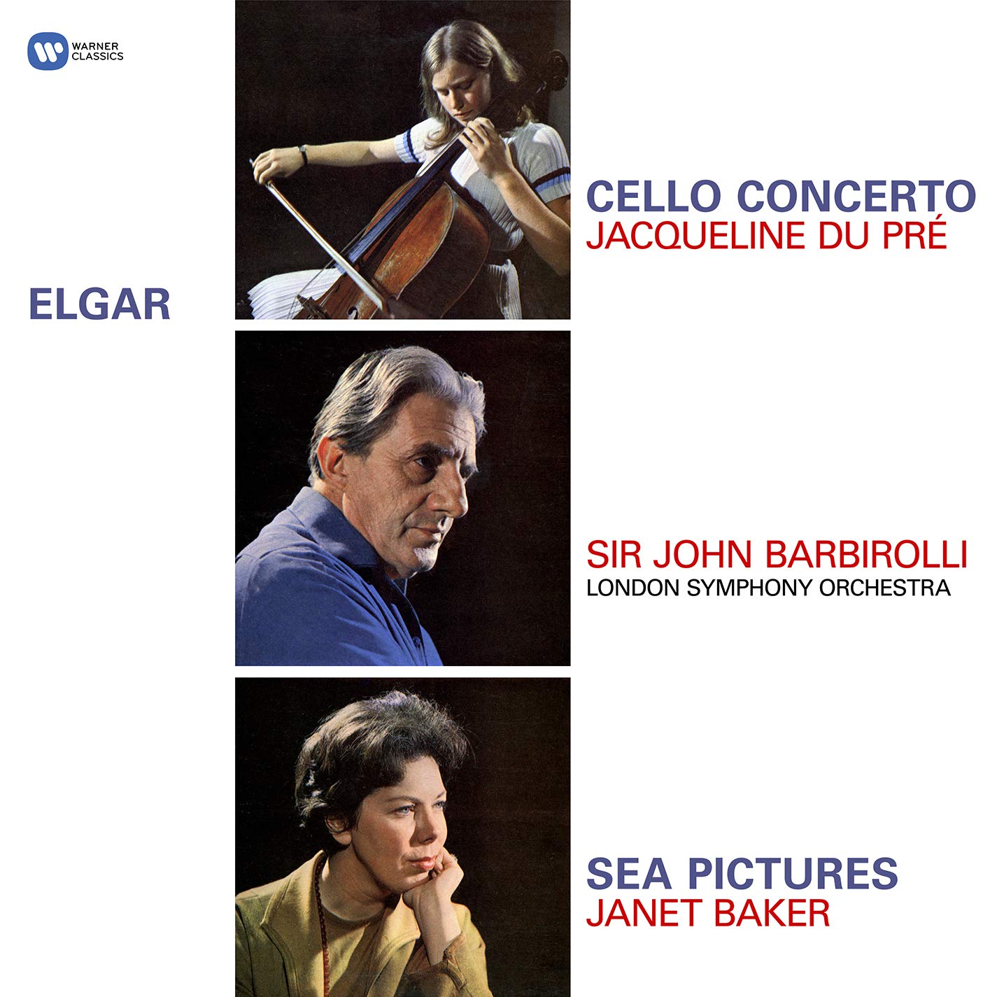 Elgar | LP Jacqueline Du Pré / John Barbirolli / Janet Baker / Vinyl |  Musicrecords