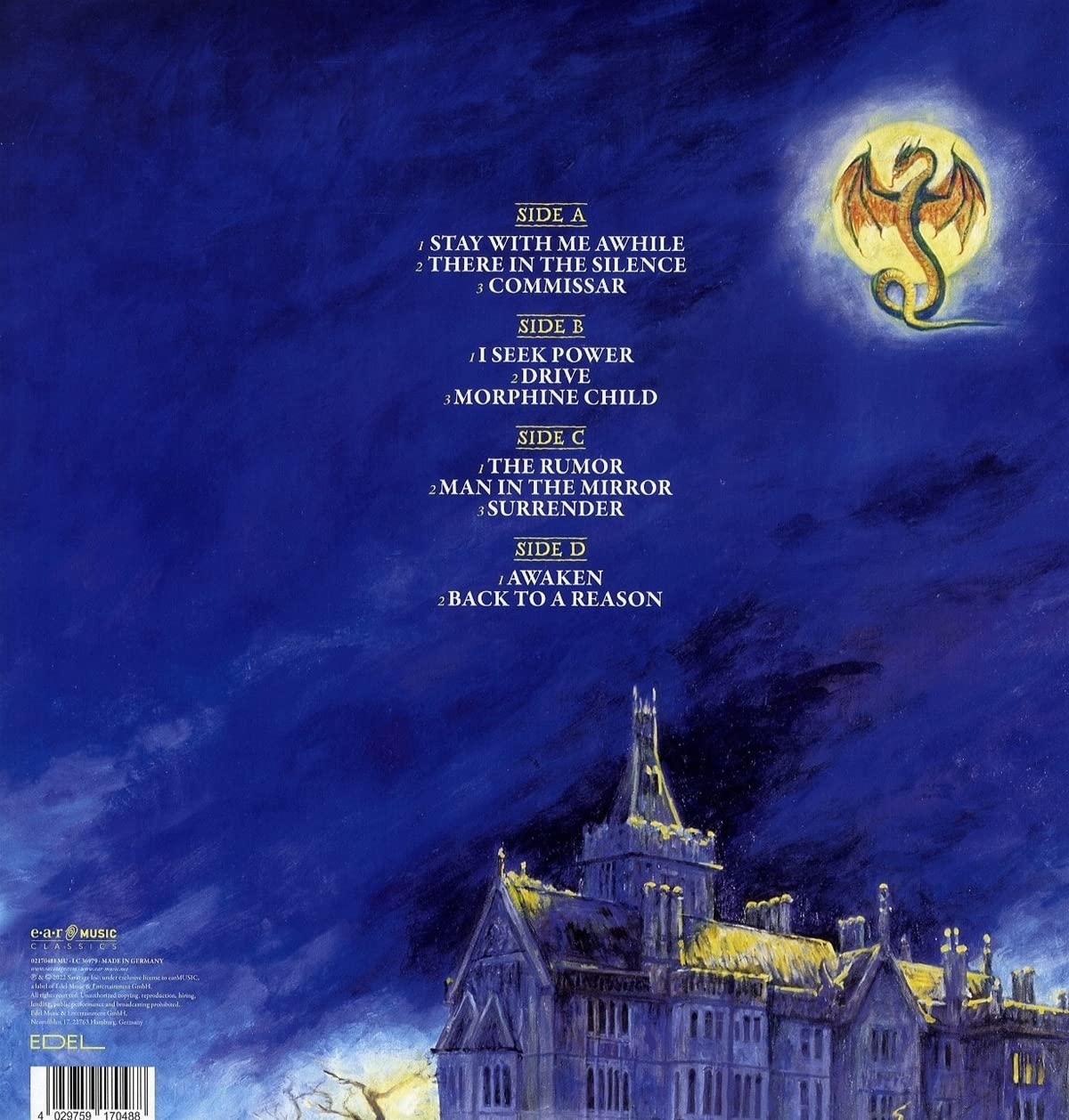 欧2LP Savatage Poets &amp;amp; Madmen 0217048EMU Ear Music Classics /00520 2LP SAVATAGE Poets & Madmen 0217048EMU Ear Music Cl EUROPE