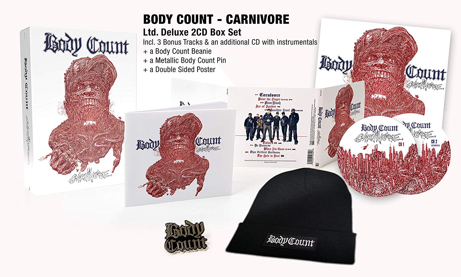 Body count - Carnivore CD. Body count "Carnivore (2lp)".