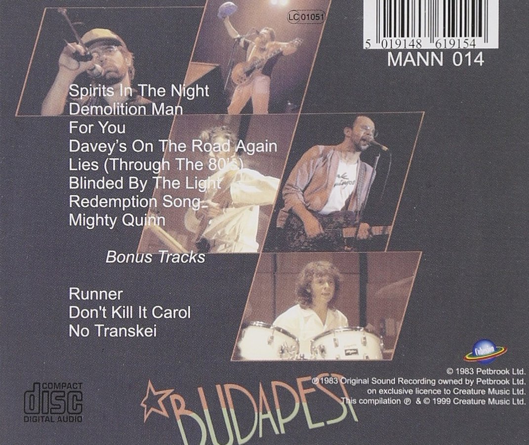 Manfred Mann S Earth Band Live Manfred Mann S Earth Band Live