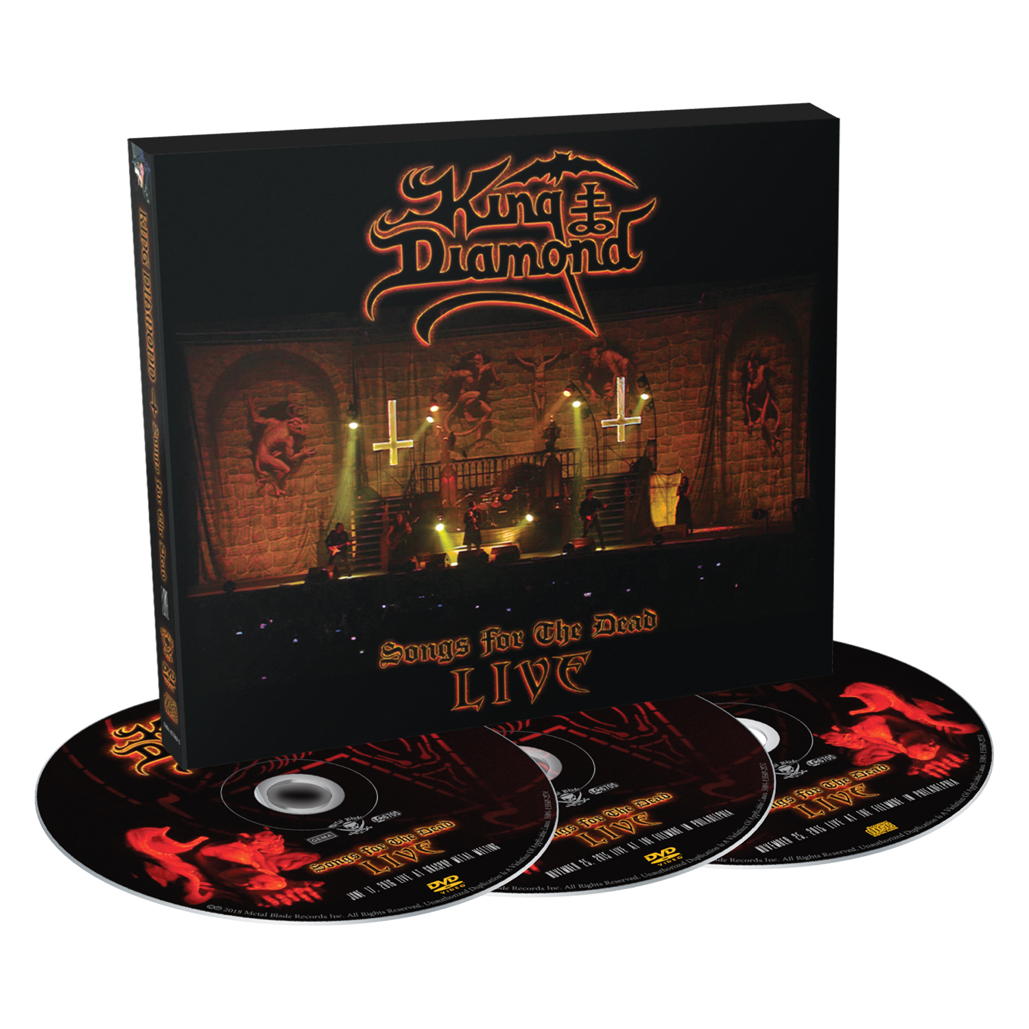 King Diamond 2 Dvd Cd Songs For The Dead Live 2dvdcd Digipack